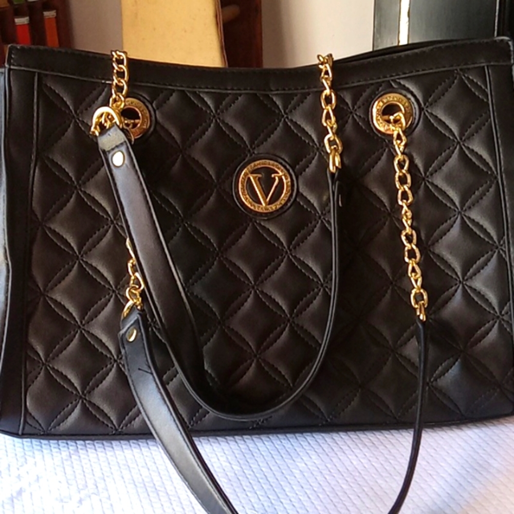 Vera NY Vegan Leather Madeira Tote - NWO Absolutely clean! (missing one foot)